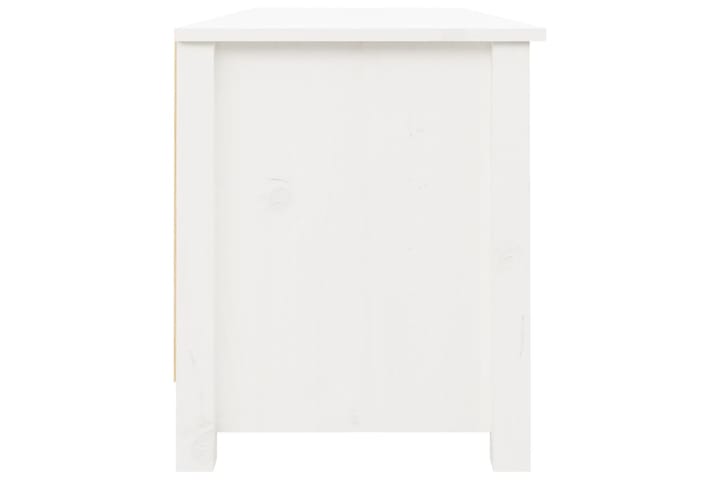 beBasic Kenkäpenkki valkoinen 110x38x45,5 cm täysi mänty - Valkoinen - Kenkäteline penkillä - Eteisen säilytys