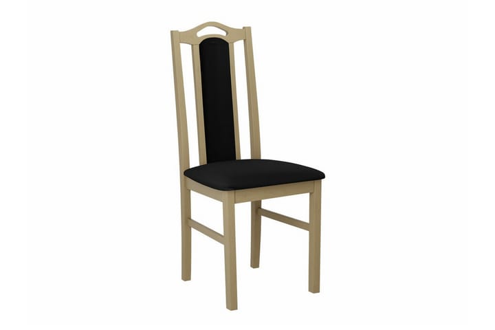 Ruokatuoli Lufti - Puu/musta - Ruokapöydän tuolit