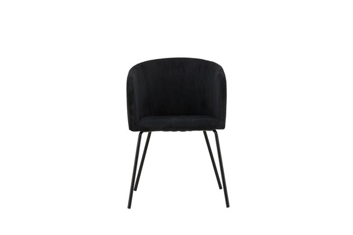Berita Käsinojatuoli Musta - Venture Home - Ruokapöydän tuolit - Meikkituoli - Käsinojallinen tuoli