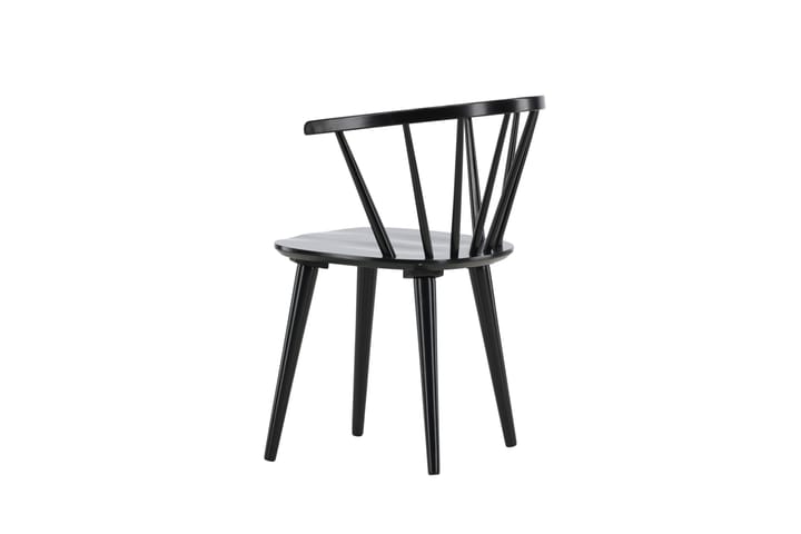 Bobby Käsinojatuoli Musta - Venture Home - Ruokapöydän tuolit - Meikkituoli - Käsinojallinen tuoli