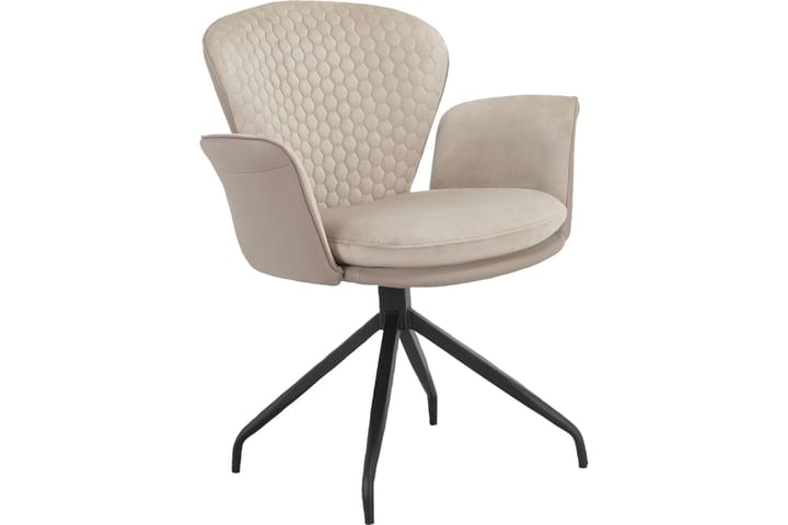 Käsinojallinen tuoli Ingakien - Ruskea - Ruokapöydän tuolit - Meikkituoli - Käsinojallinen tuoli