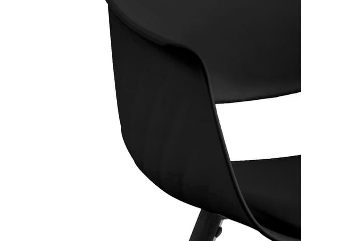 Käsinojallinen tuoli Kehysona - Musta - Ruokapöydän tuolit - Meikkituoli - Käsinojallinen tuoli