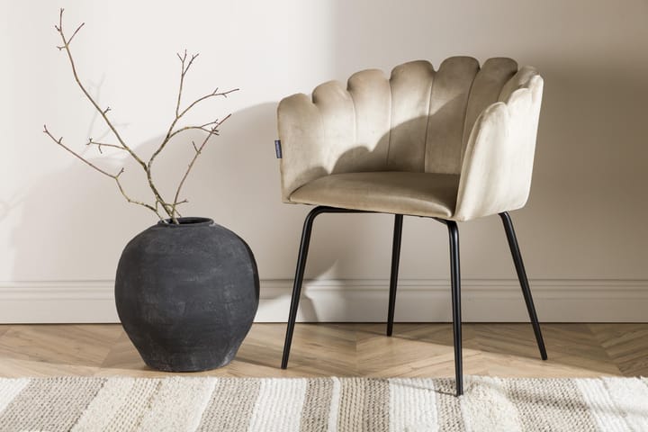 Käsinojallinen tuoli Limhamn - Beige - Ruokapöydän tuolit - Meikkituoli - Käsinojallinen tuoli