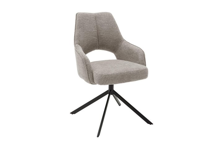 Nojatuoli Bornor 4 Jalkaa - Ruskea/Musta - Ruokapöydän tuolit - Meikkituoli - Käsinojallinen tuoli