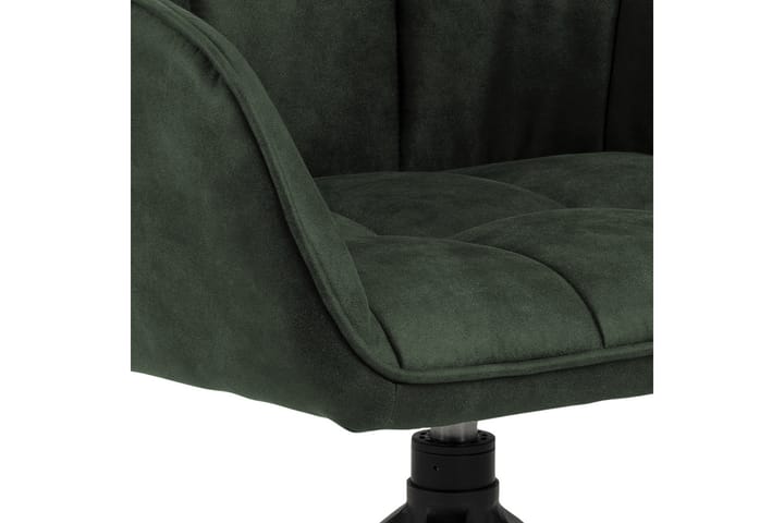 Nojatuoli Weatherly Hämähäkkijalka - Vihreä/Matta Musta - Ruokapöydän tuolit - Meikkituoli - Käsinojallinen tuoli