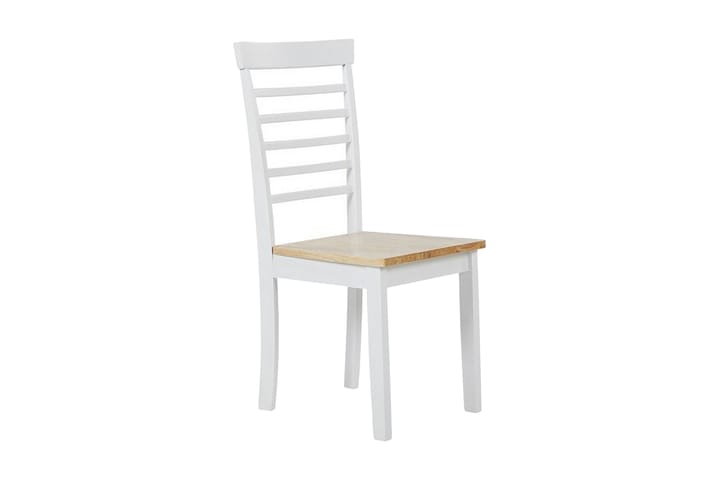 Ruokatuoli Coulby 2-pak - Valkoinen / vaalea puu - Ruokapöydän tuolit