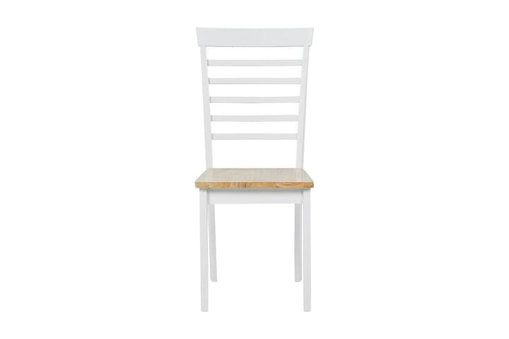 Ruokatuoli Coulby 2-pak - Valkoinen / vaalea puu - Ruokapöydän tuolit