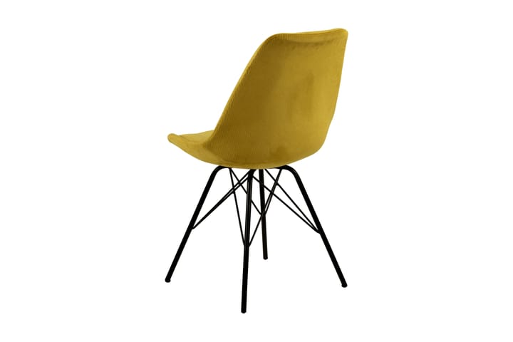 Ruokatuoli Gusten - Keltainen/Musta - Ruokapöydän tuolit