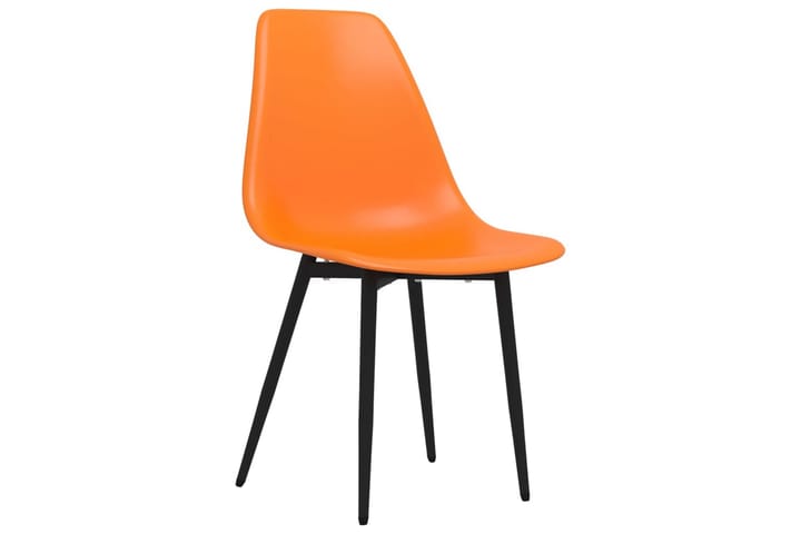 Ruokatuolit 4 kpl oranssi PP - Meikkituoli - Käsinojallinen tuoli - Ruokapöydän tuolit