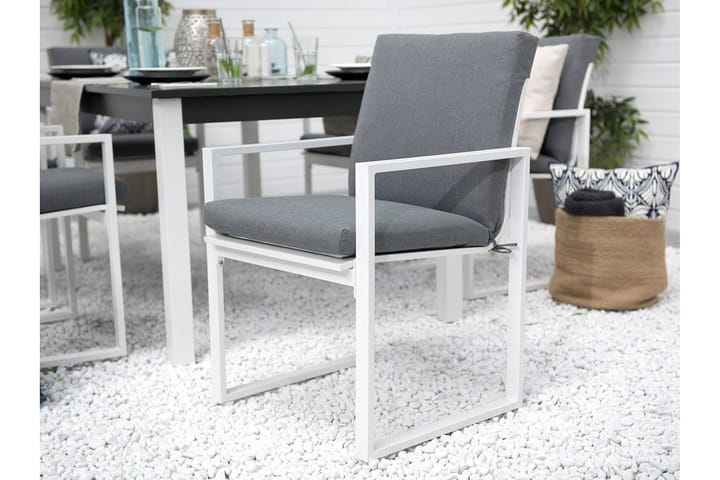 Tuoli 2 kpl Pancole - Valkoinen - Ruokapöydän tuolit - Meikkituoli - Käsinojallinen tuoli