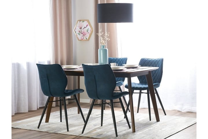 Tuoli Lisle 2:n setti - Sininen - Ruokapöydän tuolit