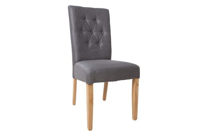 Tuoli Queen Harmaa - Ruokapöydän tuolit - Meikkituoli - Käsinojallinen tuoli