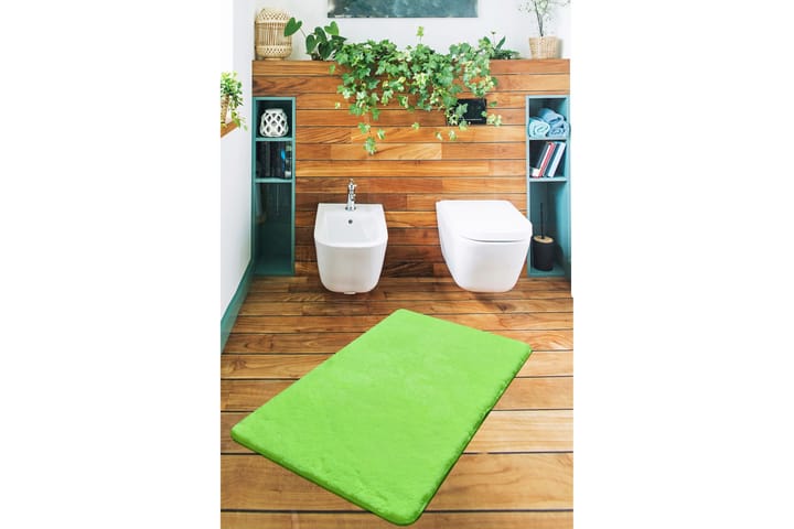 Kylpyhuonematto Baray - Vihreä - Kylpyhuoneen matto