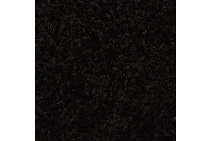 Porrasmatot 10 kpl 65x25 cm musta - Musta - Porrasmatto