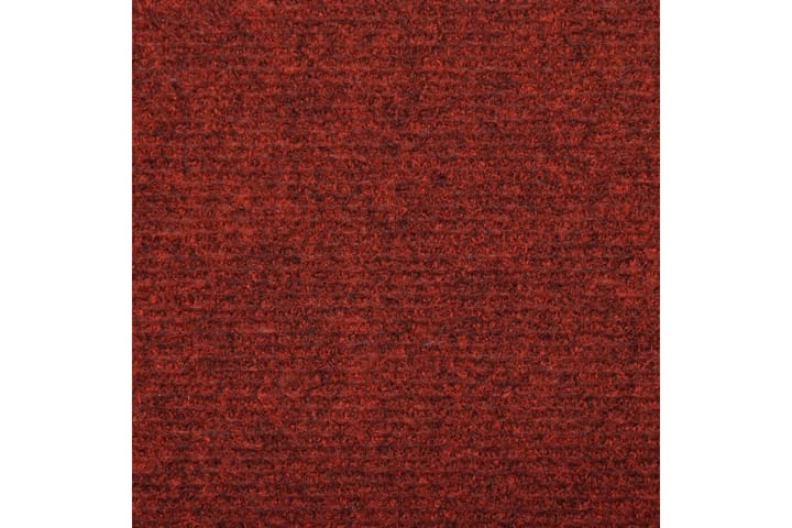 Porrasmatot 15 kpl neulahuopa 65x25 cm punainen - Punainen - Porrasmatto