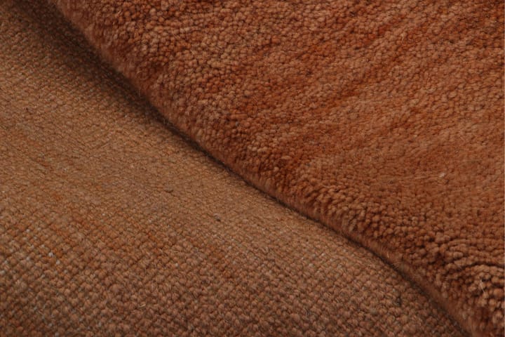 Käsinsolmittu Gabbeh Shiraz Villa Oranssi 87x117cm - Oranssi - Persialainen matto - Itämainen matto - Käsintehdyt matot