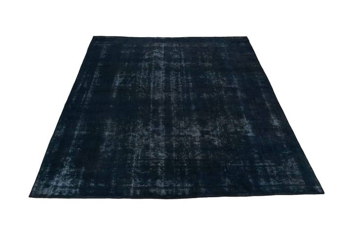 Käsinsolmittu Persialainen Villamatto 262x335 cm Vintage - Sininen / Musta - Persialainen matto - Itämainen matto