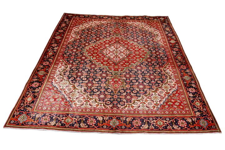 Käsinsolmittu Persialainen Patina Matto 275x366 cm - Punainen/Tummansininen - Persialainen matto - Itämainen matto