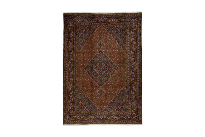 Käsinsolmittu Persialainen matto Varni 195x275 cm Kelim - Ruskea/Sininen - Persialainen matto - Itämainen matto