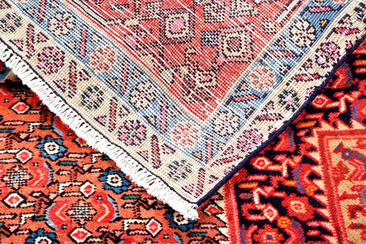 Käsinsolmittu persialainen matto 204x289 cm - Kupari/Punainen - Persialainen matto - Itämainen matto