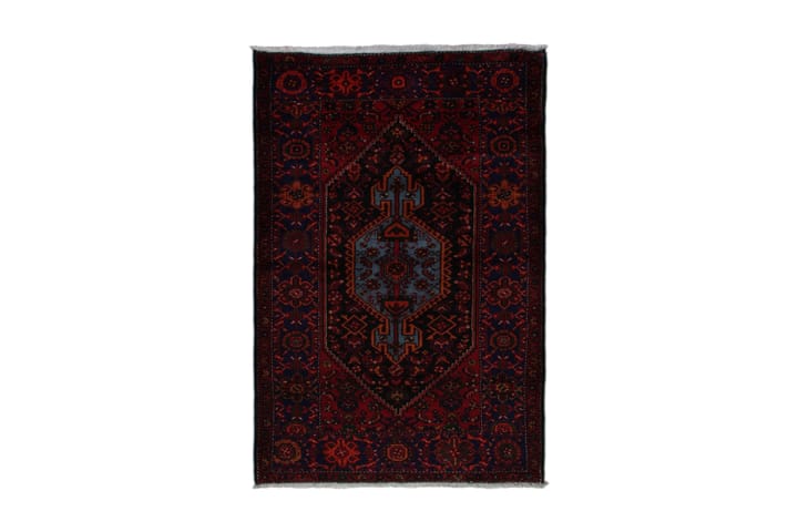 Käsinsolmittu Persialainen matto 144x213 cm Kelim - Punainen/Tummansininen - Persialainen matto - Itämainen matto
