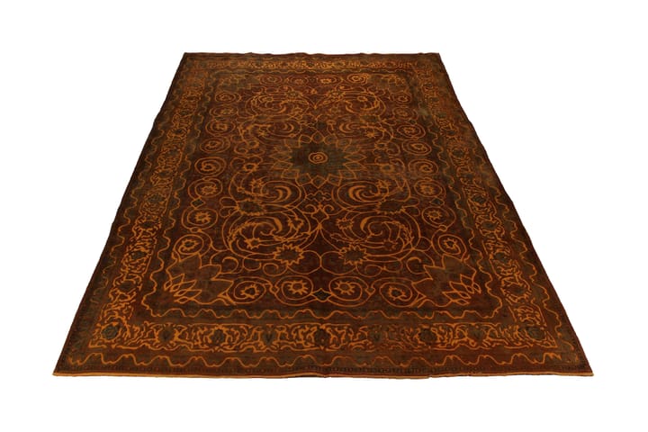 Käsinsolmittu Persialainen Villamatto 288x398 cm Vintage - Ruskea / Oranssi - Persialainen matto - Itämainen matto