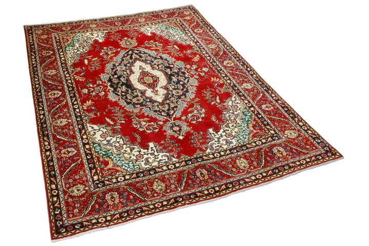 Käsinsolmittu Persialainen Patina matto 245x335 cm - Punainen/Tummansininen - Persialainen matto - Itämainen matto