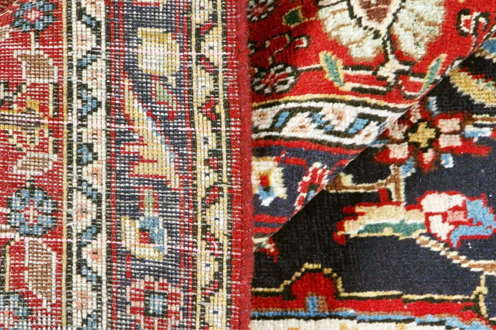 Käsinsolmittu Persialainen Patina matto 245x335 cm - Punainen/Tummansininen - Persialainen matto - Itämainen matto