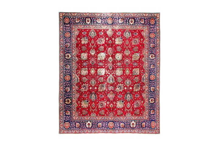 Käsinsolmittu Persialainen Matto Tilkku 243x294 cm Kelim - Punainen/Tummansininen - Persialainen matto - Itämainen matto