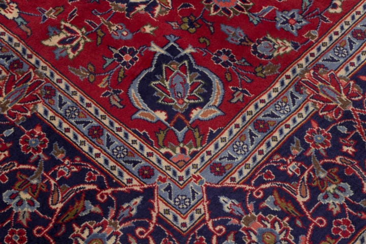 Käsinsolmittu Persialainen Matto 216x314 cm - Punainen/Tummansininen - Persialainen matto - Itämainen matto