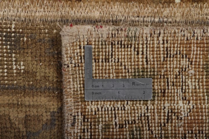 Käsinsolmittu Tilkkumatto Villa/Lanka Moniväri 190x353cm - Monivärinen - Käsintehdyt matot - Patchwork-matto