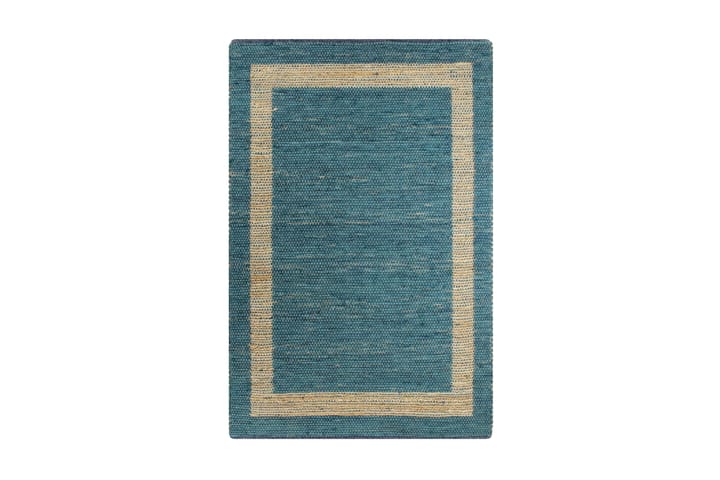Käsintehty juuttimatto sininen 80x160 cm - Sininen - Juuttimatto & Hamppumatto - Käsintehdyt matot - Sisalmatto