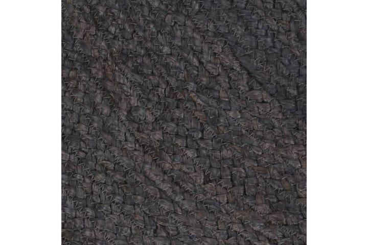 beBasic Käsintehty pyöreä juuttimatto 180 cm tummanharmaa - Harmaa - Juuttimatto & Hamppumatto - Sisalmatto