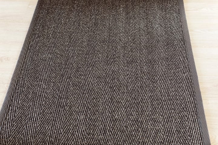 Matto Barrakuda Pyöreä 133 cm Antrasiitti - VM Carpet - Juuttimatto & Hamppumatto - Sisalmatto