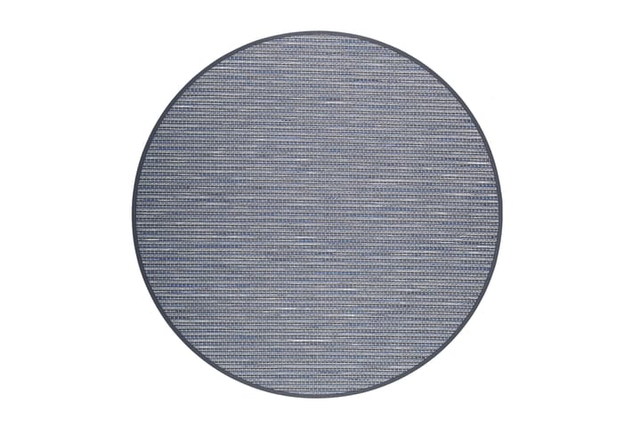 Matto Honka Pyöreä 133 cm Sininen - VM Carpet - Tasokudotut matot
