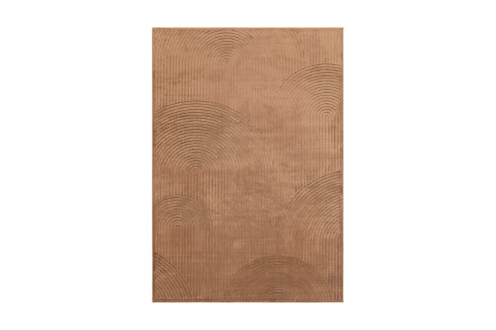 Viskoosimatto Amore Art 160x230 cm Terrakotta - Terrakotta - Viskoosimatto & keinosilkkimatto