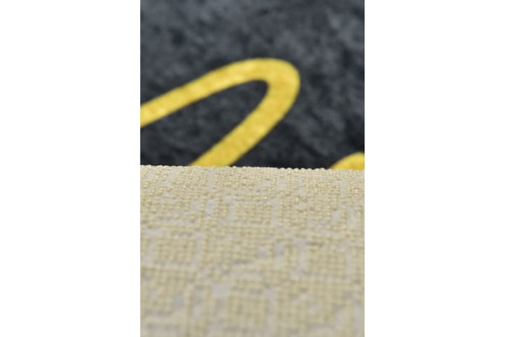 Matto Catface Pyöreä 140 cm - Monivärinen / Sametti - Pyöreät matot - Wilton-matto - Kuviollinen matto & värikäs matto