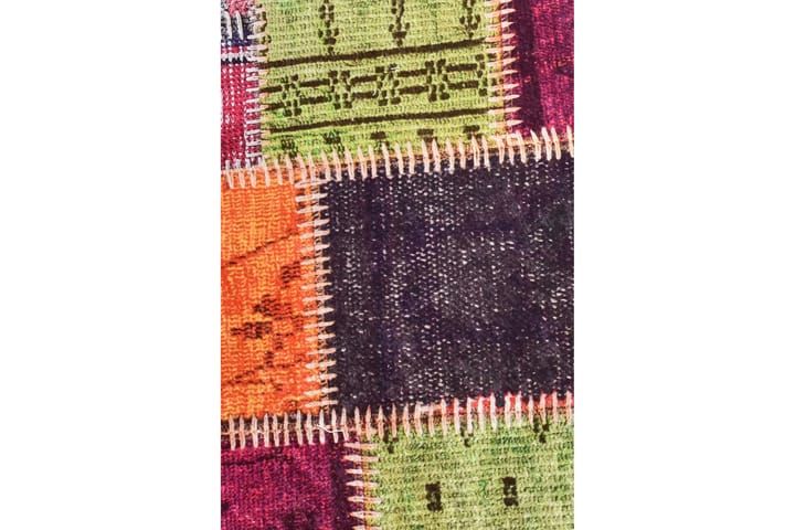 Matto Sehzade Pyöreä 100 cm - Monivärinen / Sametti - Pyöreät matot - Wilton-matto - Kuviollinen matto & värikäs matto