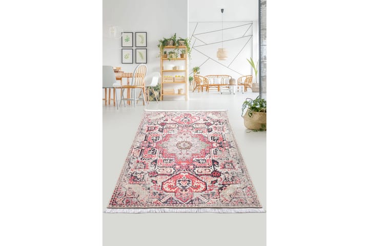 Matto Vogue 120x180 cm - Monivärinen / Sametti - Wilton-matto - Kuviollinen matto & värikäs matto