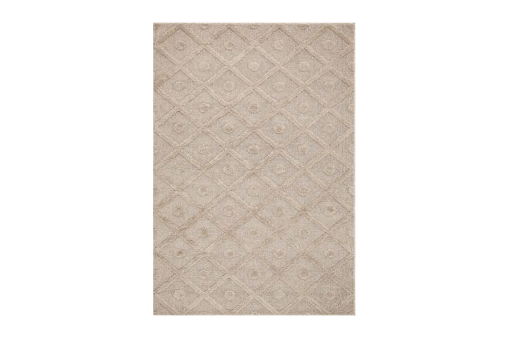 Wiltonmatto Doriane Circle 200x290 cm Pellava - Pellavanbeige - Wilton-matto - Kuviollinen matto & värikäs matto