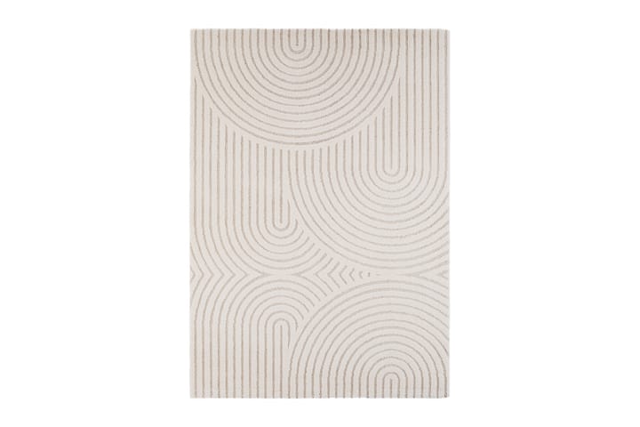 Wiltonmatto Genova Zen 200x290 cm - Valkoinen - Wilton-matto - Kuviollinen matto & värikäs matto - Iso matto