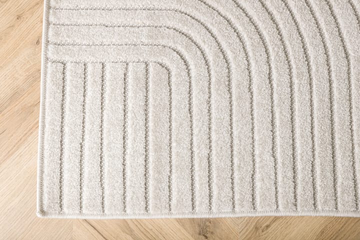 Wiltonmatto Hiroya 200x290 cm Suorakaide - Valkoinen - Wilton-matto - Kuviollinen matto & värikäs matto