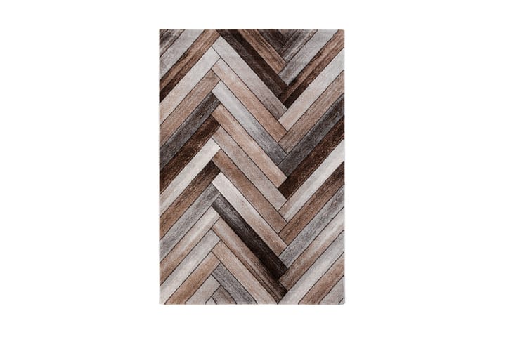 Wiltonmatto Rubin Floor 160x230 cm Harmaa/Luonnollinen - Harmaa/Luonnonväri - Wilton-matto - Kuviollinen matto & värikäs matto