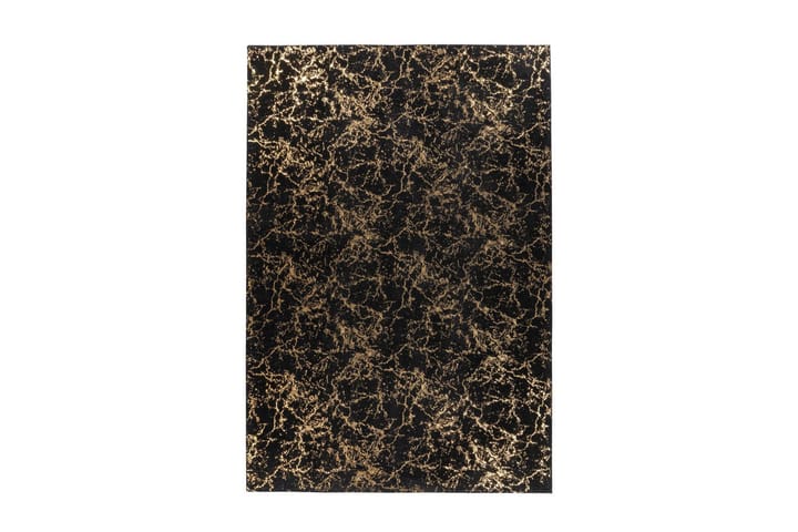 Matto Ngelesbedon Swu 160x230 cm Musta/Kulta - D-Sign - Wilton-matto - Pienet matot - Kuviollinen matto & värikäs matto