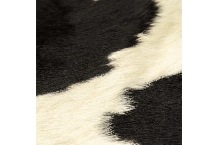Aito lehmäntaljamatto musta ja valkoinen 150x170 cm - Musta - Talja & nahkamatto - Lehmännahka