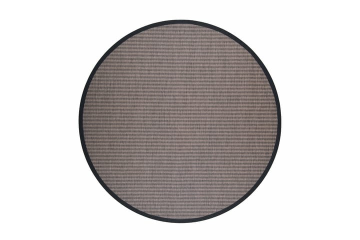 Matto Kelo Pyöreä 240 cm Ruskea/Musta - VM Carpet - Tasokudotut matot