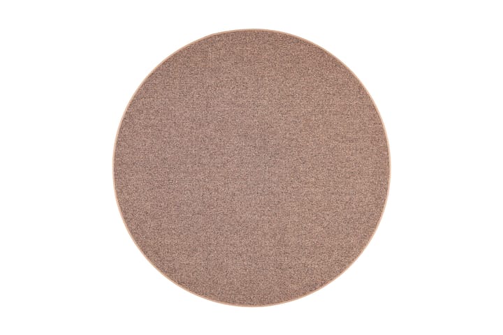 Matto Tweed 133 cm Vaaleanruskea - VM Carpet - Pyöreät matot - Tasokudotut matot