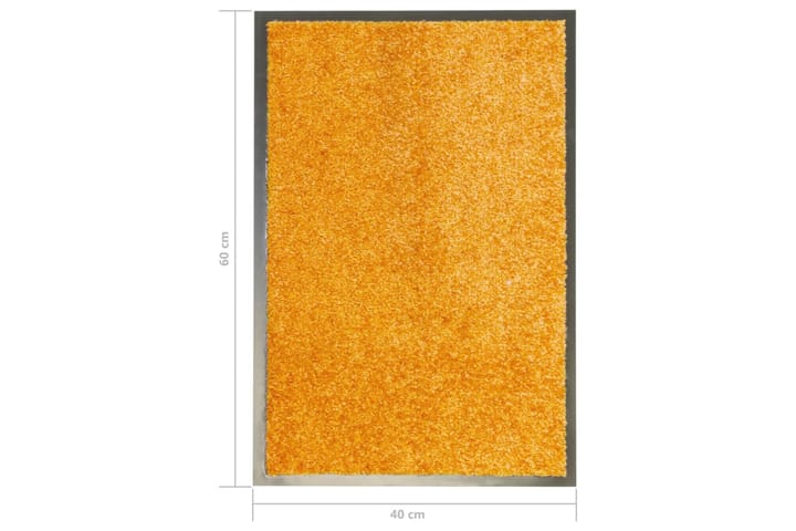 Ovimatto pestävä oranssi 40x60 cm - Eteisen matto & kynnysmatto