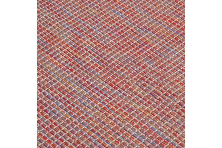 Ulkomatto Flatweave 120x170 cm punainen - Punainen - Ulkomatto