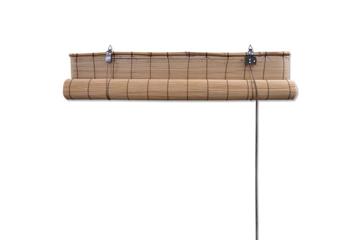 Bambu rullaverhot 2 kpl 100 x 160 cm ruskea - Ruskea - Verhot
 - Rullaverho